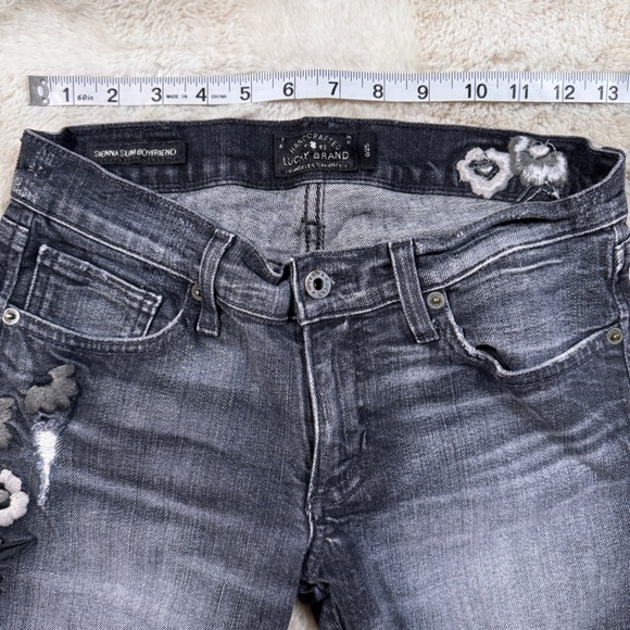 Lucky Brand Sienna Slim Boyfriend Jeans - Size 0/25 - Picture 3 of 15